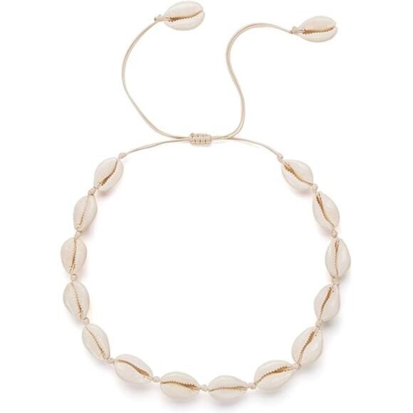 Nackiy Handmade Sea Shell Necklace for Women Summer Adjustable Natural Shell - Picture 14 of 14
